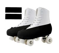 Mangas para botas de patinaje sobre hielo, borde elástico, construcción de envoltura acolchada flexible, ayuda a la oxidación para jóvenes, jóvenes, atletas mayores, entrenamiento, recreación, talla G