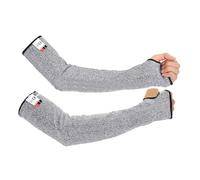 Mangas para brazos resistentes a cortes: protectores de seguridad HPPE, tela duradera de nivel 5, diseño protector | Protectores de brazo de trabajo para construcción, granja, taller de metal,