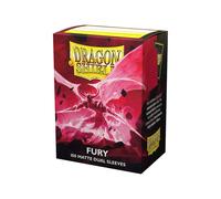 Mangas Para Cartas Dragon Shield Dual Matte Fury Estándar 100ct TCG Protectores