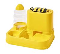 Mangeoirs Et Abreuvoirs Pour Chats, 2 en 1 Juego de cuencos de agua y comida para mascotas de abeja/cactus, Gamelle, accesorio de chat, comederos automáticos para gatos, comedero de alimentos por