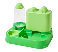 Mangeoirs Et Abreuvoirs Pour Chats, 2 en 1 Juego de cuencos de agua y comida para mascotas de abeja/cactus, chat gamelle, comederos automáticos de gran capacidad, comedero de alimentos por gravedad y