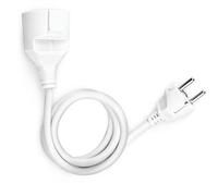 Manghera de alargo 3x1.5mm, 3m, Blanca, Ideal para Conexiones eléctricas y prolongación de Corriente en Espacios Diversos.