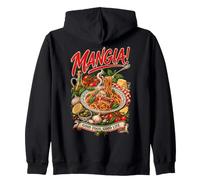 Mangia! Buena Comida. Buena Vida. Amante de la Cocina Sudadera con Capucha