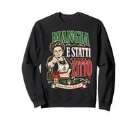 Mangia E Statti Zitto Desde Que Nonna Dijo Comida Italiana Tan Divertida Sudadera