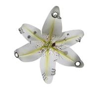 MANGMAO Abalorio para bolso de mano, diseño de flores Y2K, accesorios de verano con tachuelas de orquídea falsa, Medium, Material mixto