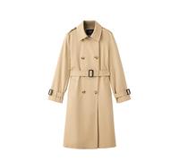 MANGO Abrigo de entretiempo 'POLANA' beige XS EUR