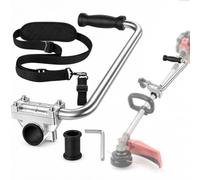 Mango Auxiliar para Cortabordes para Einhell GE-CT 18/33 Li E 2023-2027+ | Césped Empuñadura Adicional Ergonómico | Posición Regulable | Arnés Acolchado | Adaptadores de Goma | Cuidado del Césped