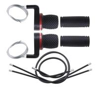 Mango Bicicleta Engranaje Giro,Agarre de Cambio de Velocidad 3x7,Palanca de Cambios 21 Velocidades,Accesorios para Bicicletas Carretera,Bicicleta Montaña,Ciudad,Plegable,Rojo