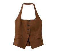 MANGO Chaleco para traje 'Boreli' marrón 38 marrón