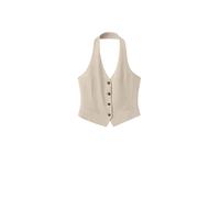 MANGO Chaleco para traje 'EVANS' beige 42 EUR