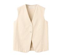 MANGO Chaleco para traje 'TONY' negro / offwhite 38 EUR