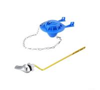 Mango Cisterna Baño Acabado Mango Cisterna Baño Acabado Mango(Blue) | Aleación zinc sólida, acabado , antióxido, ergonómico, repuesto para ideal hogar