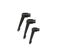 Mango con perillas ajustables, Clamping Lever Handles Adjustable Locking M4-M16 External Male Thread 2pcs(Nut M12)