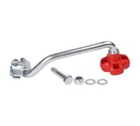 Mango de acero al carbono para remolque de viento, repuesto de montaje de manivela de 8.4 pulgadas con arandela de tuerca de tornillo, apto para remolques automotrices