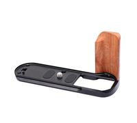 Mango de agarre en forma de L para cámara X T50, placa de liberación rápida, soporte de agarre de madera de peral para todos los géneros
