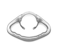 Mango de Agarre para Pasajero de Motocicleta para CFMOTO 450 SR SR-S 300 SS 800 NK 250 CL-X 700 MT 650 GT 450SR Reposabrazos del Depósito Combustible La Motocicleta Poma Trasera Pasajero(Plata)