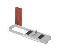Mango de aleación de aluminio para cámara S9 estabilizadores de agarre con revestimiento de silicona seguro y acceso rápido a la batería, silicona antideslizante L