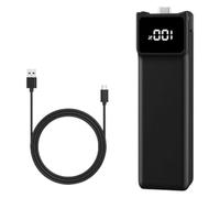 Mango de alimentación de cámara de mano con solución de carga 2 en 1, pantalla inteligente de batería y mejora la estabilidad de disparos, extensión de batería ABS