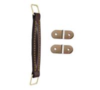 Mango de amplificador de guitarra de cuero interno de refuerzo de acero para altavoces AS50DC/AS100D de cuero