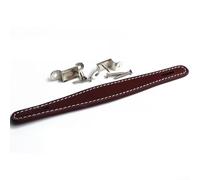 Mango de amplificador de guitarra de repuesto para altavoces estilo Fender, aspecto de cuero marrón con accesorios de montaje, 224 mm (marrón)