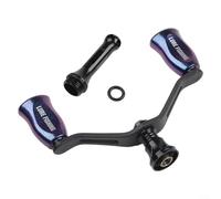 Mango de balancín de fibra de carbono de doble rodamiento para carretes Daiwa Fuego Exceler Caldia Prorex Taula Luvias Airity Certate Exlstlt rosa (wathet)