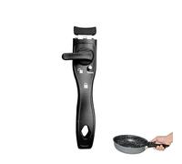 Mango de Baquelita Negra Anti Quemaduras, Mango Extraíble de Baquelita, Asa de Olla Extraíble, para Utensilios de Cocina, Sartén Wok, Cacerola (Negra)