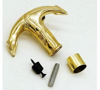 Mango de bastón victoriano, diseño de ancla de latón macizo, estilo antiguo