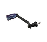 Mango de brazo basculante de fibra de carbono para carretes complejos F4, doble potencia y pesca, 70 mm de longitud, 21,9 g, diseño de doble rodamiento, piezas de carrete y reparación (azul púrpura)