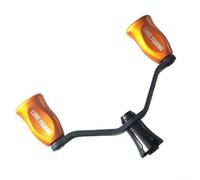 Mango de brazo basculante doble de fibra de carbono para Daiwa Fuego Prorex V para reparación de piezas de carrete de pesca LT, rojo, verde brillante, morado, negro, rosa (naranja-oro)