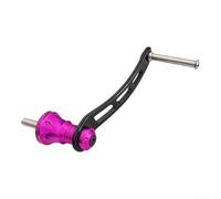 Mango de brazo basculante modificado de metal de 70 mm para Shimano/para Stella para Stradic para Sahara para Ultegra, pieza de reparación de carrete de pesca de aluminio de aviación (70 mm, morado)