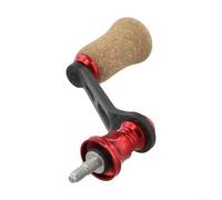 Mango de brazo basculante simple de fibra de carbono para-Shimano para-Stradic,Para Stella, Sahara, For-Vanquish y Twin Power For-Spinning Carretes - 70Mm de longitud, Agarre de corcho de goma, Diseño