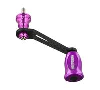 Mango de brazo basculante único para carretes de pesca Shimano Stella, Stradic, Complex F4, Twinpower, Ultegra, Sahara, pieza de reparación de fibra de carbono compatible con múltiples series