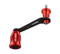 Mango de brazo basculante único para carretes de pesca Shimano Stella, Stradic, Complex F4, Twinpower, Ultegra, Sahara, pieza de reparación de fibra de carbono compatible con múltiples series