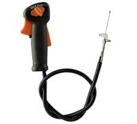 Mango de cable de gatillo del acelerador para Fs75 para cortadores de cepillo Fs80 Fs85, reemplazo OEM 4137-180-1109, interruptor de nailon ABS de alto rendimiento negro