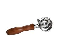 Mango De Café De 2 Orejas De 58 Mm, Compatible Con Nuova, Portafiltro De Café De Acero Inoxidable, Herramienta De Café Con Mango De Madera Maciza De Boca Simple Y Doble(58mm-double mouth-D)