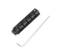 Mango de cámara de aleación de aluminio con varias posiciones de fijación para tornillos de 1/4 pulgadas y 3/8 pulgadas con pasador de posicionamiento Empuñadura de batería