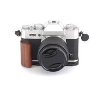 Mango de cámara de madera para FUJIFILM X-T30, X-T30 II, soporte en L de madera de nogal con placa suiza ARCA, acceso a batería