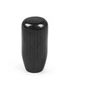 Mango de cambio ergonómico Perilla de cambio marchas fibra carbono real para carreras,perilla palanca cambios manual, con mango en forma bola(73MM black)