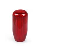 Mango de cambio ergonómico Perilla de cambio marchas fibra carbono real para carreras,perilla palanca cambios manual, con mango en forma bola(73MM red)