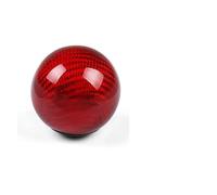 Mango de cambio ergonómico Perilla de cambio marchas fibra carbono real para carreras,perilla palanca cambios manual, con mango en forma bola(Ball shape red)