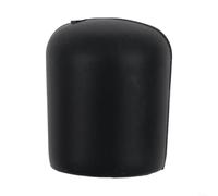 Mango de caña de pescar con tapa protectora de silicona con agujeros de drenaje, material suave y transpirable, ajuste elástico para varios diámetros de caña de pescar (S, negro)