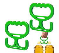 Mango de carga ergonómica de 2 piezas | Reutilizable multipropósito para botellas de agua, buckets, Paint Cans And Household Stockpiling, Negro , Se référer au descriptif