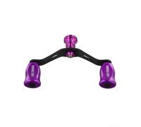 Mango de carrete de fibra de carbono para Daiwa Fuego para lt - Brazo basculante ergonómico con rodamientos dobles - Púrpura (morado)