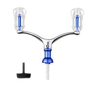 Mango de carrete de pesca, conjunto de repuesto, parte de doble brazo, caja de cebo, mango de repuesto para ruedas