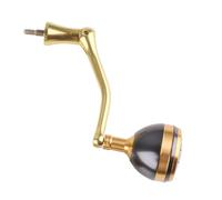 Mango de carrete de pesca de aleación de aluminio resistente para resistencia al agua salada y control ergonómico, mango de carrete de aluminio ligero