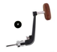 Mango de carrete de pesca de madera resistente a las grietas con balancín plegable y soporte de manga de metal para modelos de carrete 1000-6000 ((((5-7000) L)