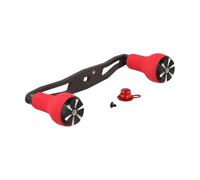 Mango de carrete giratorio de fibra de carbono para Shimano Stella Stradic Vanquish Twin Power Ultegra Sahara Double Rocker Arm Purple