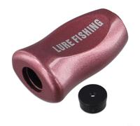 Mango de carrete para Daiwa para SLP Works Tatula para zillion Fuego - Piezas de repuesto ligeras de ABS con juntas - Forma redonda cómoda para pesca todo el día 32,9 x 20,5 mm (rosa 1 unidad)