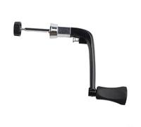 Mango de carrete plegable, brazo de manivela de carrete de pescado de metal con eje de acero inoxidable, perilla de engranaje antideslizante, actualización para caña de pescar de agua salada serie