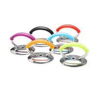 Mango de cubierta de olla, 12 Uds., tapa de olla de cocina, engrosamiento, cómodo diseño de mecánica humana, herramientas de cocina, asas de sujeción for sartén(Red)